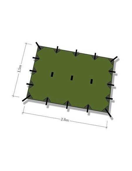 Tenda S Prelata Olive Green - 0705422505514 Tenda S Prelata Olive Green - 0705422505514