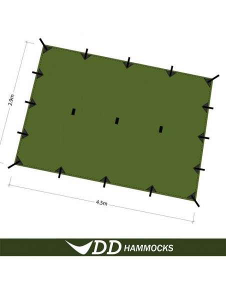 Tenda DD Hammocks Superlight Prelata XL Olive Green Tenda DD Hammocks Superlight Prelata XL Olive Green