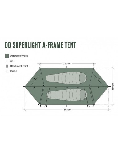 Cort 2 pers DD SuperLight A frame - 0707273931399