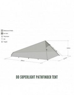Cort 2 Persoane DD SuperLight PathFinder - 0707273932037 2