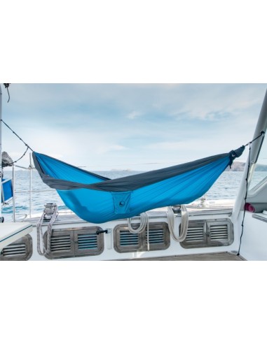 Hamac Ticket to the Moon King Size Aqua Dark Grey - TMK1503