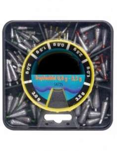 Set Plumbi Picatura Champion I, 0.8-3.5gr, 75buc