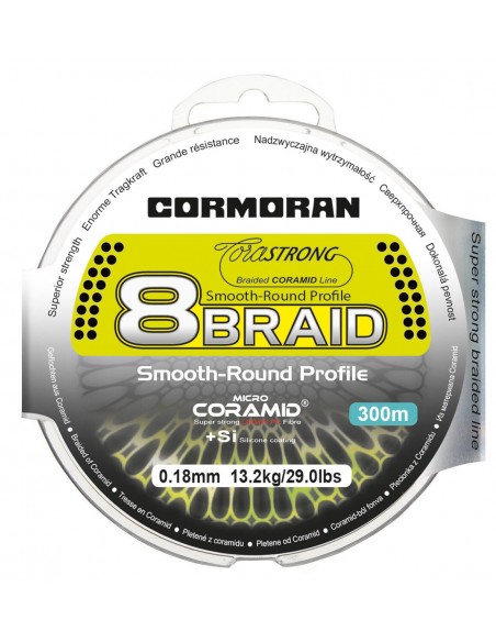 Fir Textil Cormoran Corastrong 8braid, Verde, 0.16mm, 300m Fir Textil Cormoran Corastrong 8braid, Verde, 0.16mm, 300m