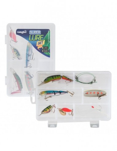 Set Lingurite/Voblere EnergoTeam Kamasaki Super Lure, 6buc/cutie