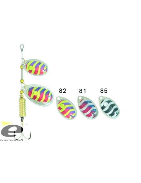 Lingurita Rotativa Gold Star Stork Tandem Rosu-auriu Nr. 2