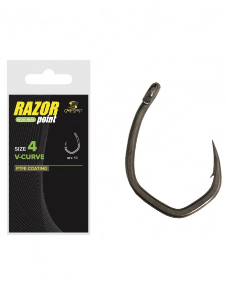 Carlige Carp Spirit V-Curve, 10buc/plic Carlige Carp Spirit V-Curve, 10buc/plic