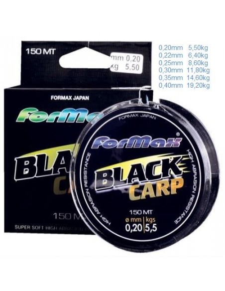 Fir Monofilament Formax Black Carp, 150m Fir Monofilament Formax Black Carp, 150m