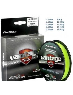 Fir Monofilament Formax Vantage PE, Galben Fluo, 135m