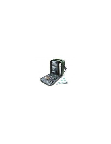 Genta camping 2 persoane cu termos si cutii Carp Pro, 28x 23x15cm Genta camping 2 persoane cu termos si cutii Carp Pro, 28x 23x15cm