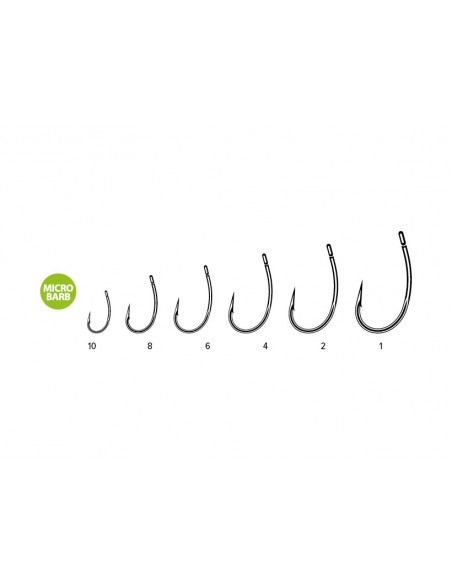 Carlige Carp Spirit Short Curve Shank, 10buc/plic