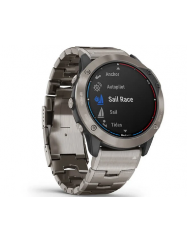 Ceas Garmin Quatix 6x Solar Titanium, 51mm