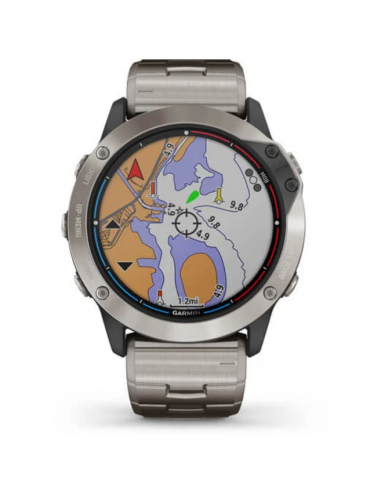 Ceas Garmin Quatix 6x Solar Titanium, 51mm