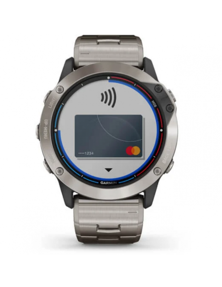 Ceas Garmin Quatix 6x Solar Titanium, 51mm Ceas Garmin Quatix 6x Solar Titanium, 51mm