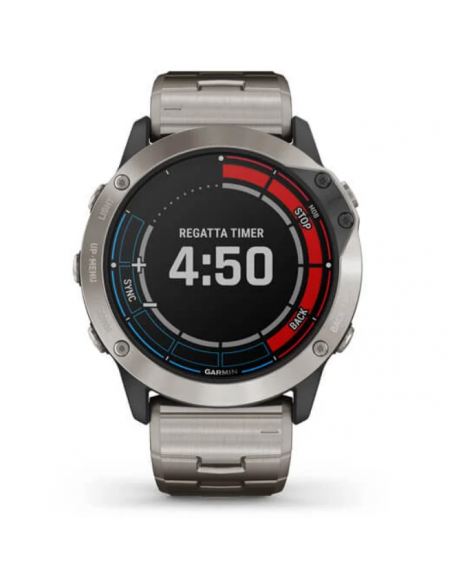 Ceas Garmin Quatix 6x Solar Titanium, 51mm Ceas Garmin Quatix 6x Solar Titanium, 51mm