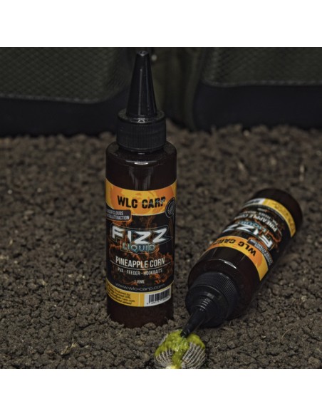 Lichid Aditiv Wlc Carp Fluo Fizz, Ananas & Porumb, 115ml Lichid Aditiv Wlc Carp Fluo Fizz, Ananas & Porumb, 115ml