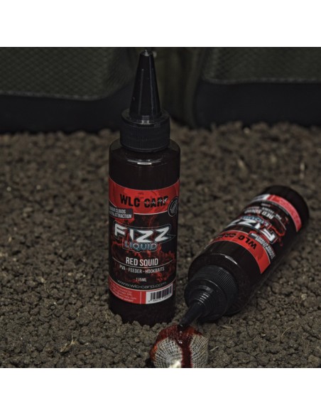 Lichid Aditiv Wlc Carp Fluo Fizz, Red Squid, 115ml Lichid Aditiv Wlc Carp Fluo Fizz, Red Squid, 115ml