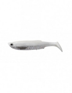 Shad Savage Gear Bleak Paddle Tail, White Silver, 8cm, 4buc/plic