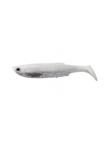 Shad Savage Gear Bleak Paddle Tail, White Silver, 8cm, 4buc/plic