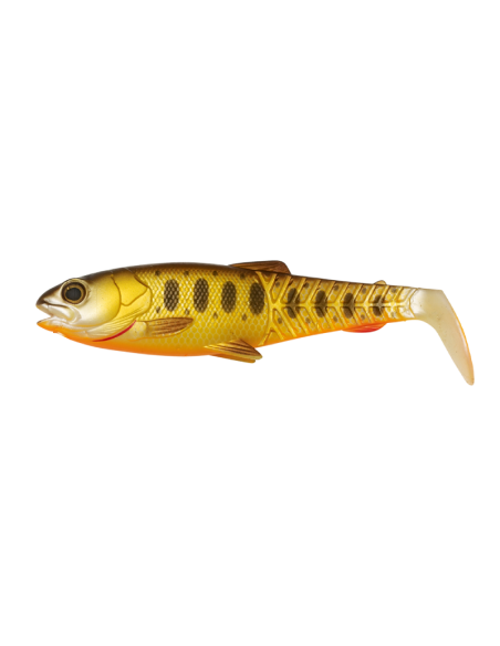 Shad Savage Gear Craft Cannibal, Olive Hot Orange, 8.5cm, 7g, 4buc/plic Shad Savage Gear Craft Cannibal, Olive Hot Orange, 8.5cm, 7g, 4buc/plic