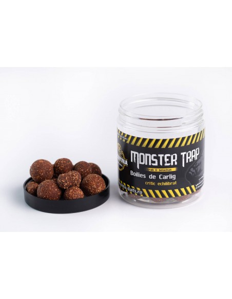 Boilies critic echilibrat Bucovina Baits Monster Trap, 16-18-20mm, 120g Boilies critic echilibrat Bucovina Baits Monster Trap, 16-18-20mm, 120g