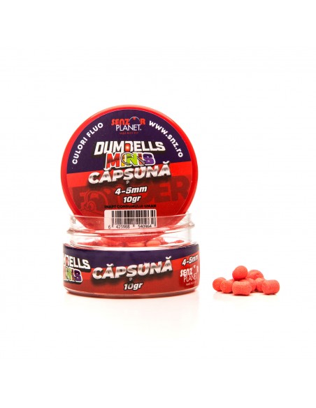 Dumbells Senzor Planet Minis Capsuna, 4-5mm, 10g