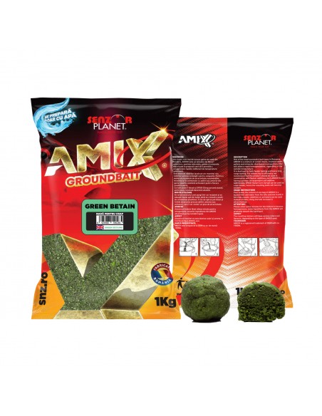 Groundbait Senzor Planet Amix Green Betaina, 1kg Groundbait Senzor Planet Amix Green Betaina, 1kg