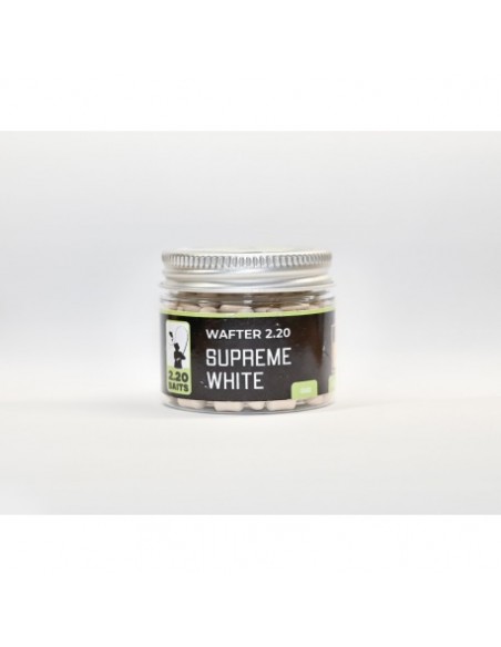 Wafter 2.20 Baits Supreme, White, 10mm, 50ml Wafter 2.20 Baits Supreme, White, 10mm, 50ml