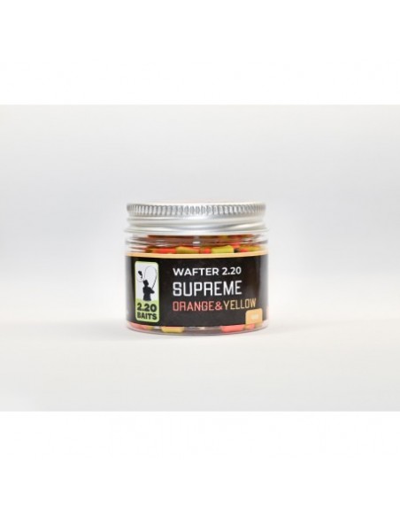 Wafter 2.20 Baits Supreme, Orange & Yellow, 10mm, 50ml Wafter 2.20 Baits Supreme, Orange & Yellow, 10mm, 50ml