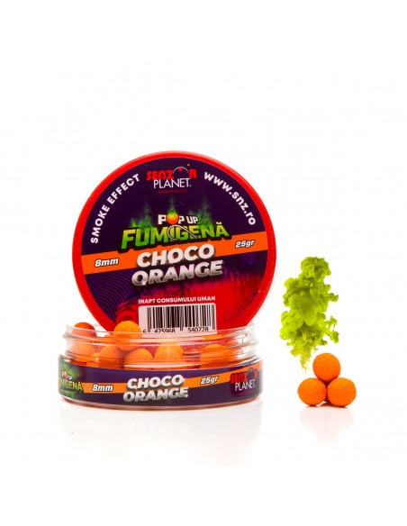 Pop-up Senzor Planet Fumigena, Choco Orange, 8mm, 25g Pop-up Senzor Planet Fumigena, Choco Orange, 8mm, 25g