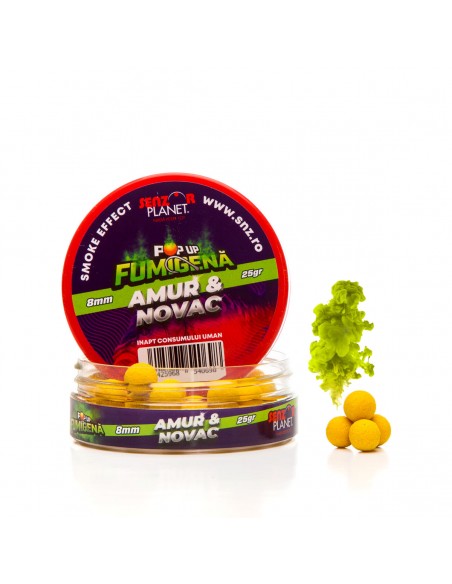 Pop-up Senzor Planet Fumigena, Amur & Novac, 8mm, 25g Pop-up Senzor Planet Fumigena, Amur & Novac, 8mm, 25g