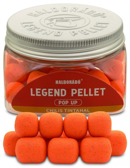 Pelete Haldorado Legend Pellet, Chili & Squid, 12-16mm, 50gr Pelete Haldorado Legend Pellet, Chili & Squid, 12-16mm, 50gr