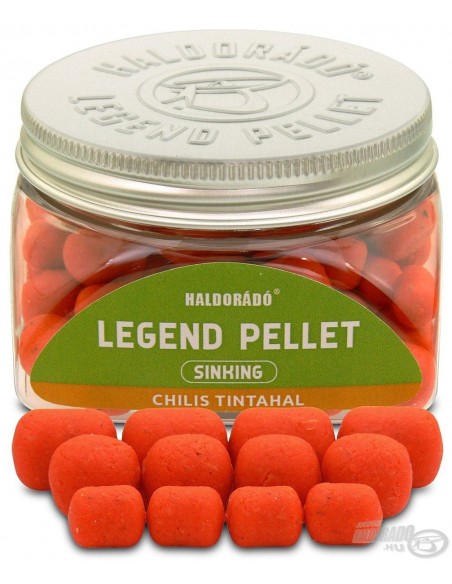 Pelete Haldorado Legend Pellet Sinking, Chili & Squid, 8-12-16mm, 70gr Pelete Haldorado Legend Pellet Sinking, Chili & Squid, 8-12-16mm, 70gr