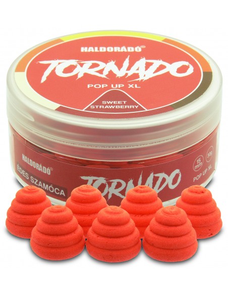 Pop-up Haldorado Tornado XL, Capsuni, 15mm, 30gr Pop-up Haldorado Tornado XL, Capsuni, 15mm, 30gr