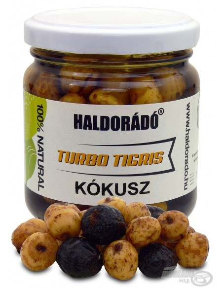 Alune Tigrate Haldorado Turbo Tiger, Cocos, 130gr Alune Tigrate Haldorado Turbo Tiger, Cocos, 130gr
