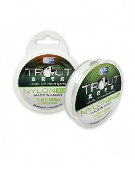 Fir Monofilament Asso Trout Area Nylon Soft, Green, 100m Fir Monofilament Asso Trout Area Nylon Soft, Green, 100m