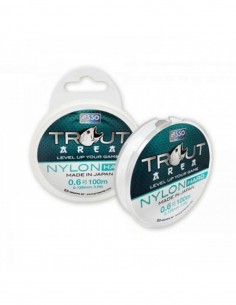 Fir Monofilament Asso Trout Area Nylon Soft, Grey, 100m