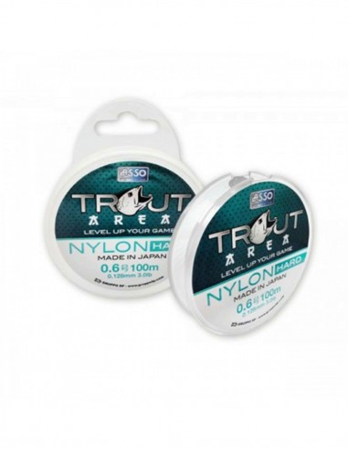 Fir Monofilament Asso Trout Area Nylon Soft, Grey, 100m