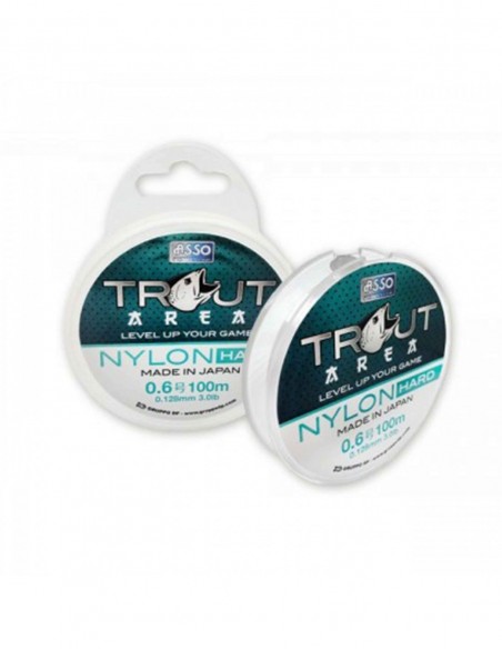 Fir Monofilament Asso Trout Area Nylon Soft, Grey, 100m Fir Monofilament Asso Trout Area Nylon Soft, Grey, 100m