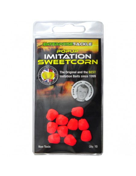 Porumb Artificial Flotant Enterprise Tackle Pop-Up Sweetcorn, Fluoro Red, 10buc/plic Porumb Artificial Flotant Enterprise Tackle Pop-Up Sweetcorn, Fluoro Red, 10buc/plic