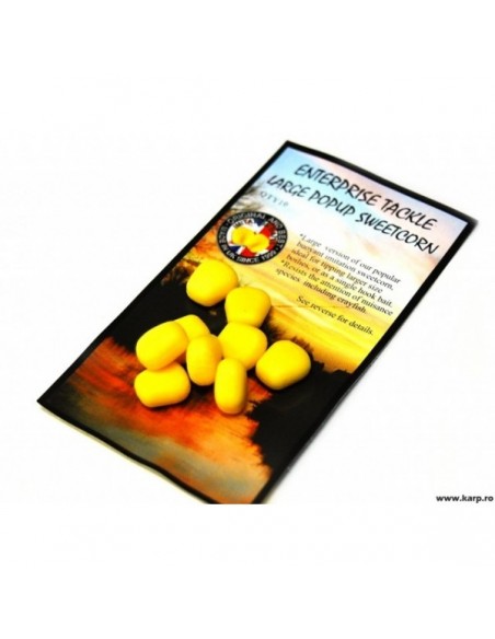 Porumb Artificial Flotant Enterprise Tackle Large Pop-Up, Yellow, 10buc Porumb Artificial Flotant Enterprise Tackle Large Pop-Up, Yellow, 10buc