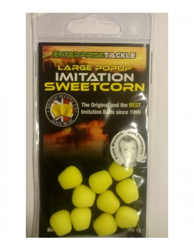 Porumb Artificial Flotant Enterprise Tackle Large Pop-Up, Yellow Fluoro, 10buc