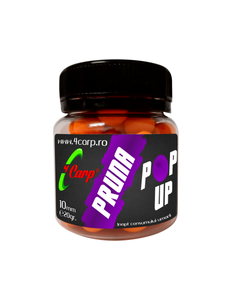 Pop-up 4Carp, Pruna, 10mm, 20gr Pop-up 4Carp, Pruna, 10mm, 20gr