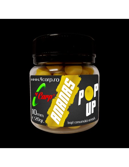 Pop-up 4Carp, Pineapple & N-Butyric, 10mm, 20gr Pop-up 4Carp, Pineapple & N-Butyric, 10mm, 20gr