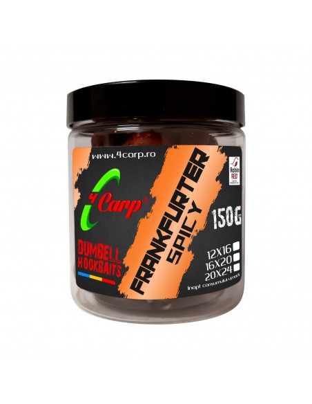 Dumbell Carlig 4Carp, Frankfurter, 150gr