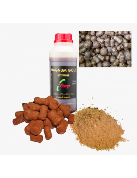 Amestec complet pentru nadire 4Carp, Mocirlite Magnum Gold, 3Kg