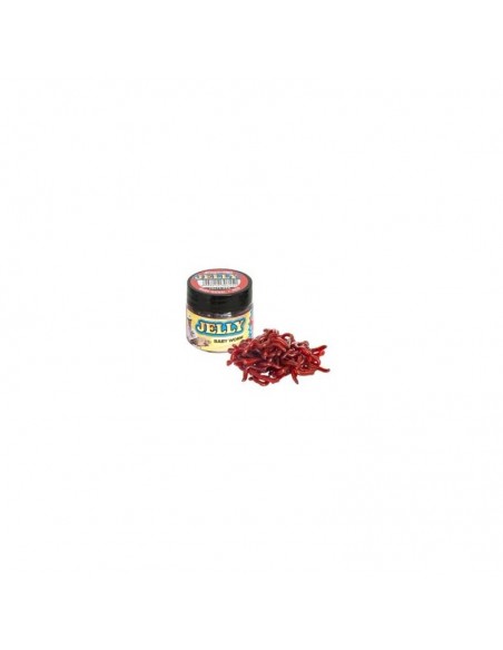 Benzar Jelly Baits Baby Worm Rosu, 30ml Benzar Jelly Baits Baby Worm Rosu, 30ml