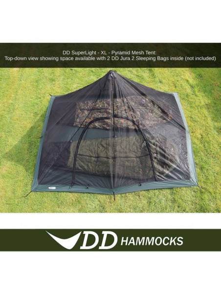 Cort DD Hammocks SuperLight Pyramid XL + Panza Anti Insecte Cort DD Hammocks SuperLight Pyramid XL + Panza Anti Insecte