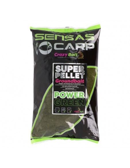 Nada Sensas Super Pellet Power Green, 1kg Nada Sensas Super Pellet Power Green, 1kg