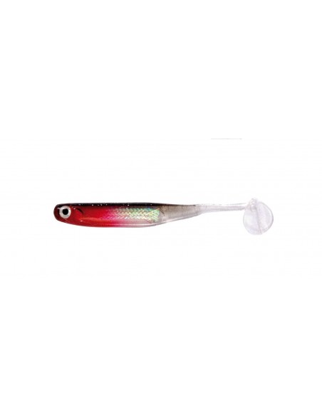 Shad Nomura Real Plus Red Head Black, 7.5cm, 2.5g, 5buc Shad Nomura Real Plus Red Head Black, 7.5cm, 2.5g, 5buc