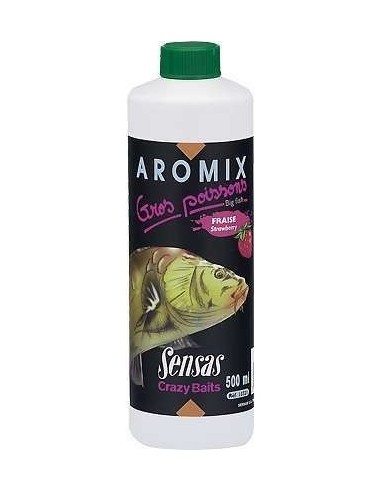 Aditiv Lichid Sensas Aromix, Capsuna, 500ml